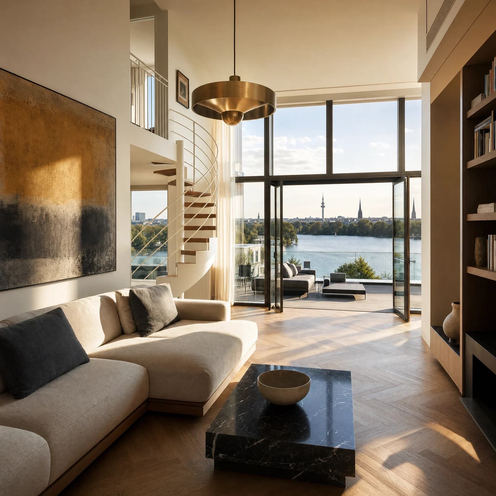 Maisonette an der Alster