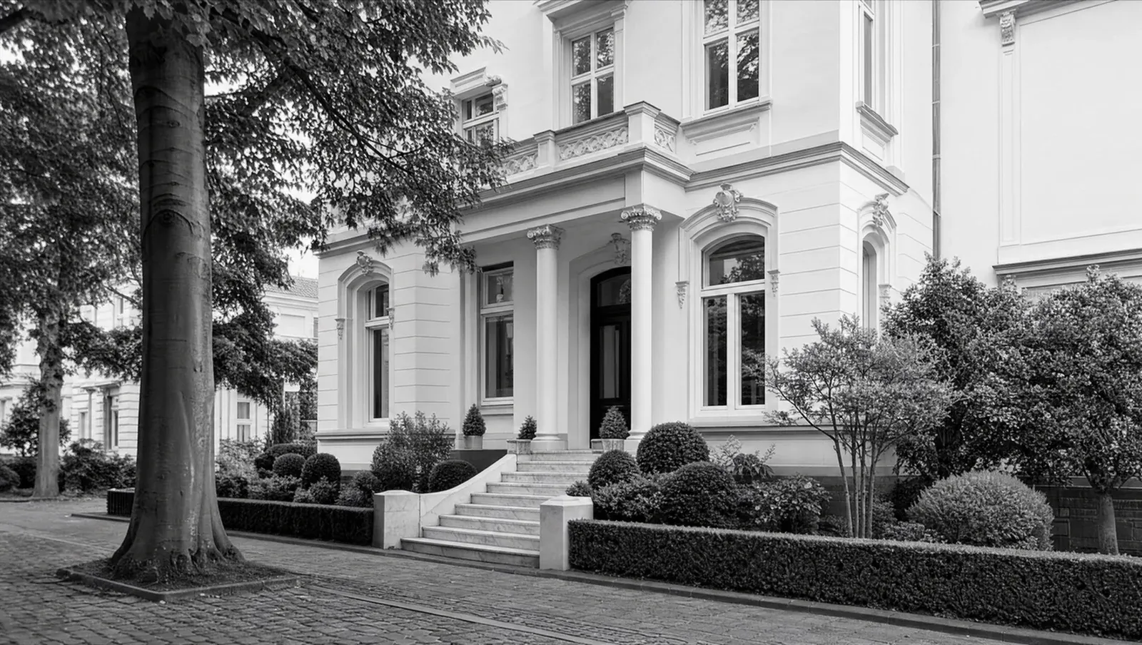 KI-generiert: Bremen Bürgerhaus · Steinmeiser & Co